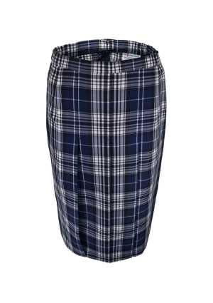 Maniototo Area School Skirt Royal/White Tartan